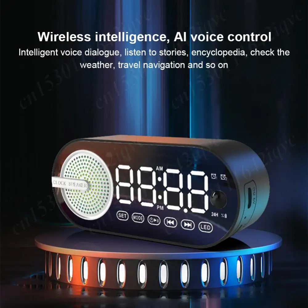 Small Digital Alarm Clock Speaker