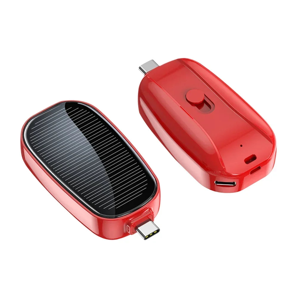 Mini Solar Key Power Bank
