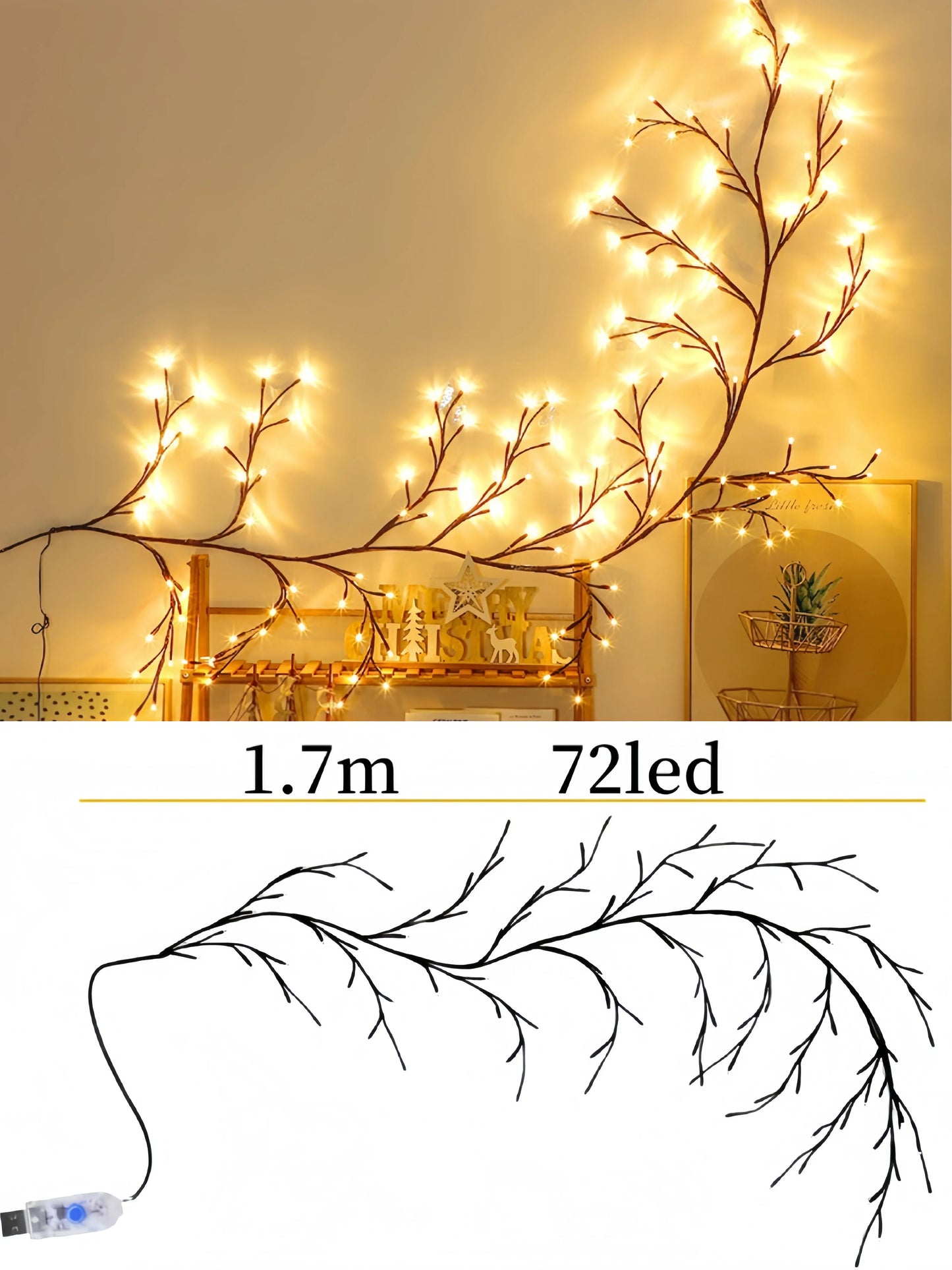 USB Willow Vine Branch Lights