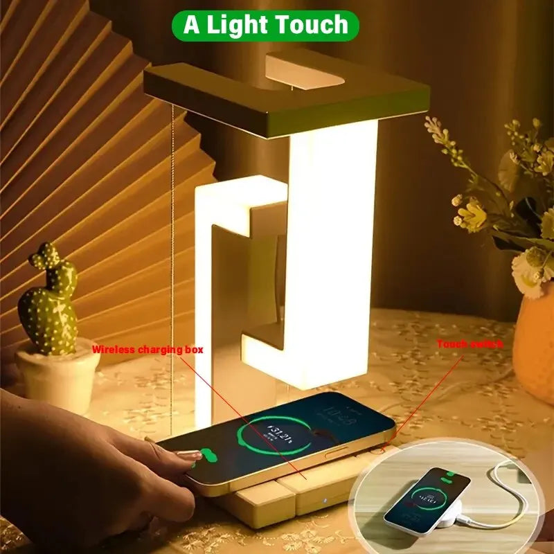 Anti Gravity LED Night Light Charger Pad