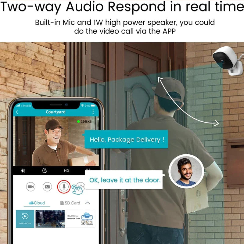 4K Mini Security Camera