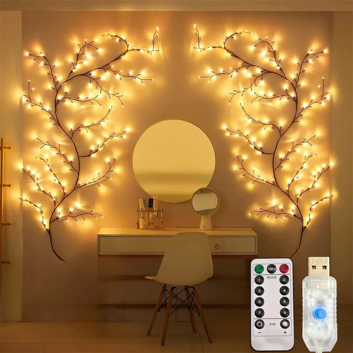 USB Willow Vine Branch Lights