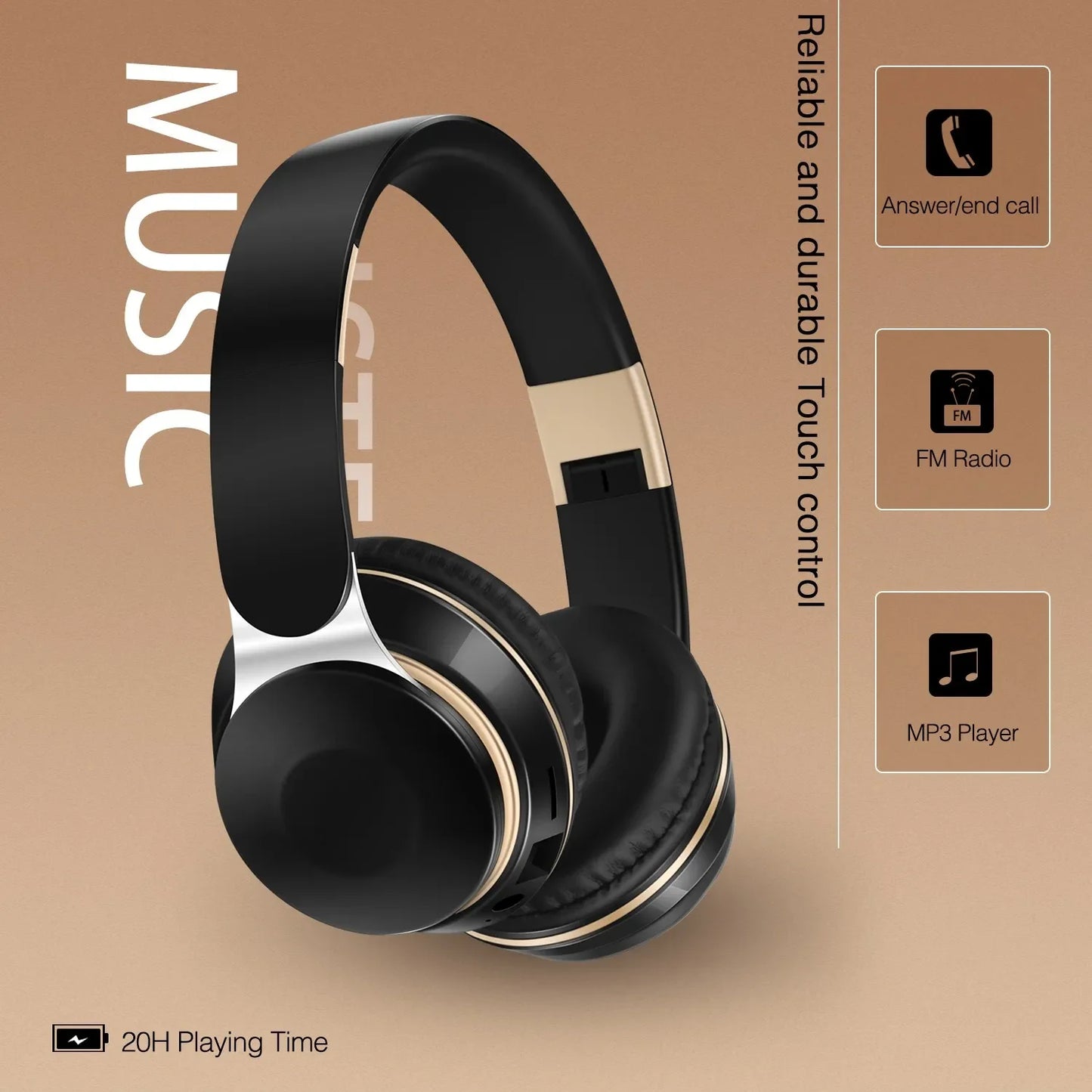 Wireless Bluetooth Headphone