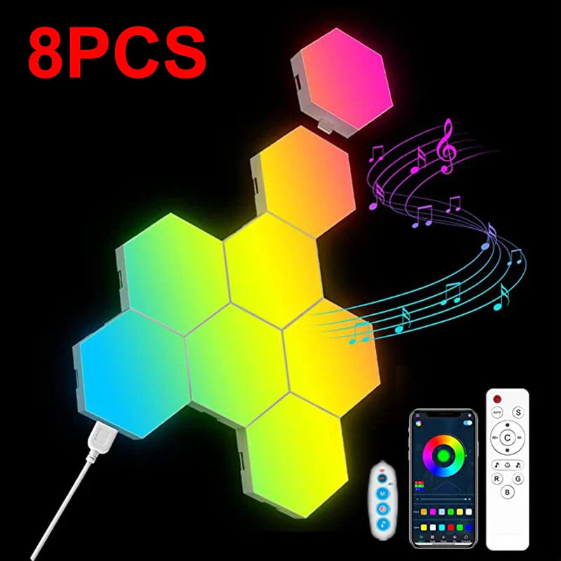RGB LED Hexagon Light