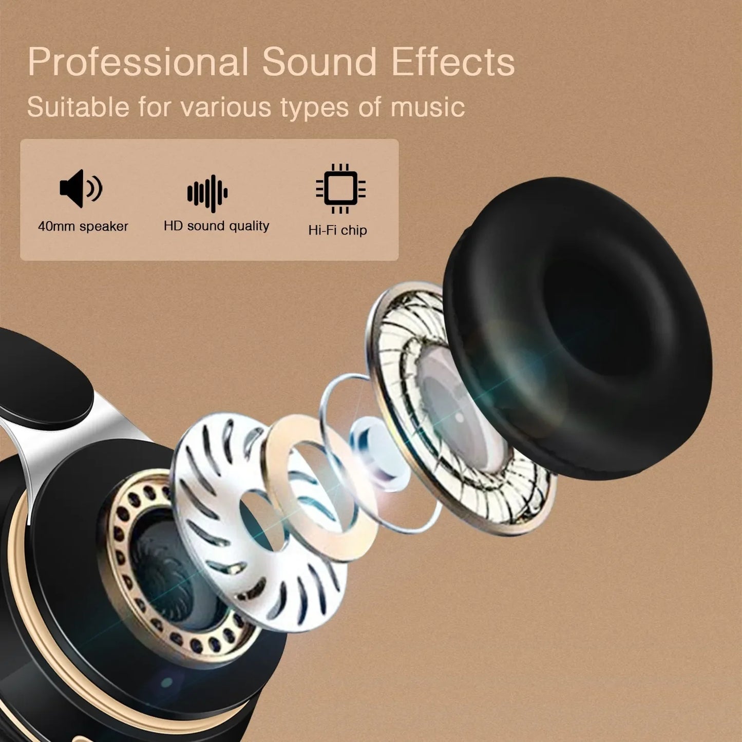 Wireless Bluetooth Headphone