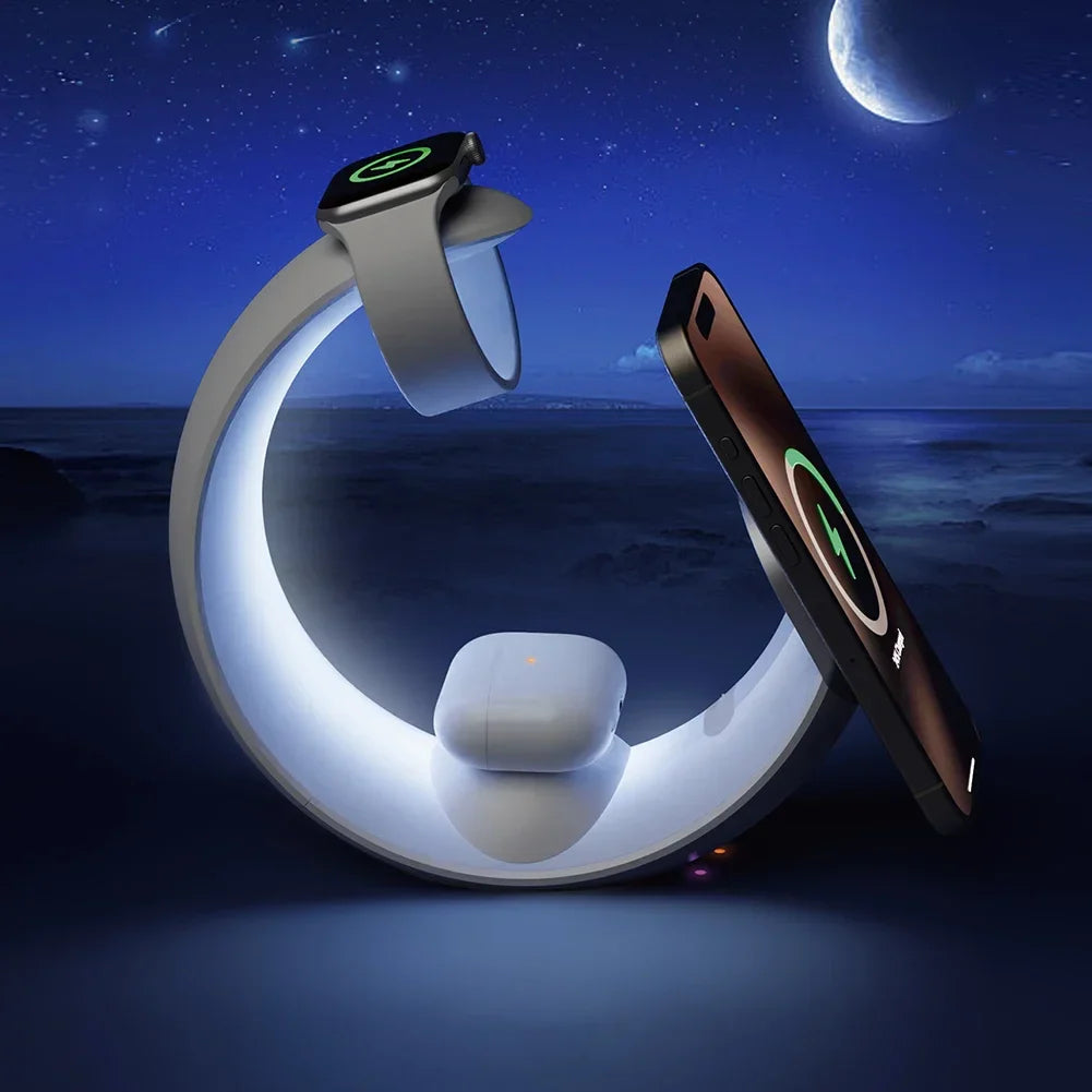 4 in 1 Magnetic Wireless Charger Station