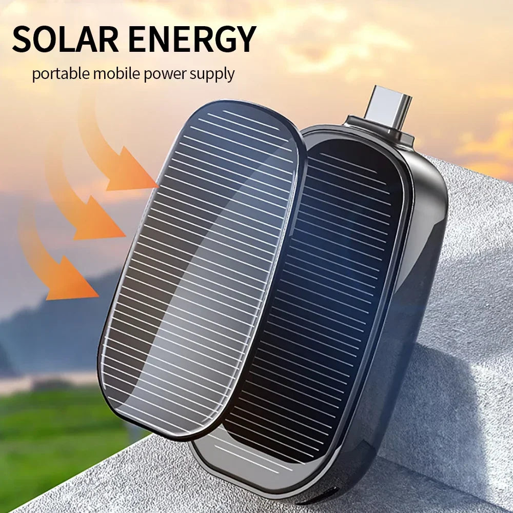 Mini Solar Key Power Bank