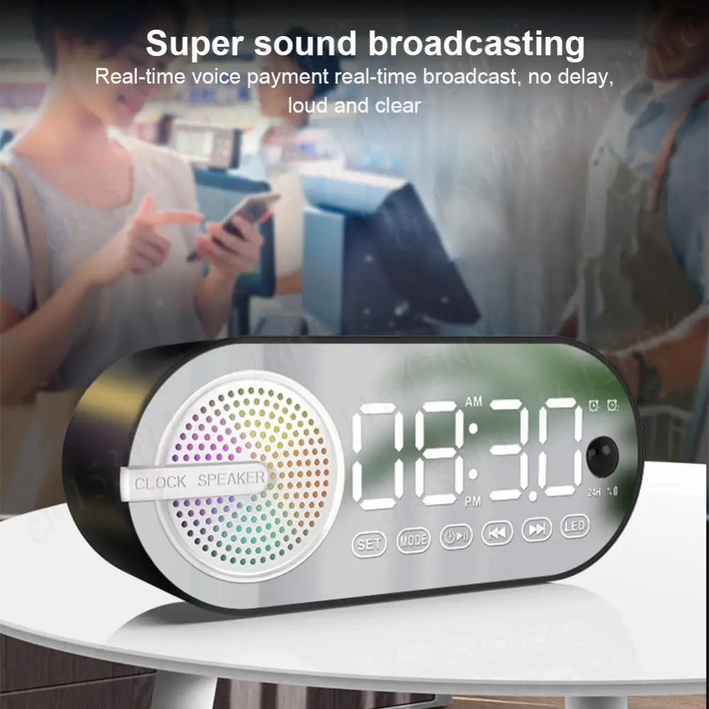 Small Digital Alarm Clock Speaker