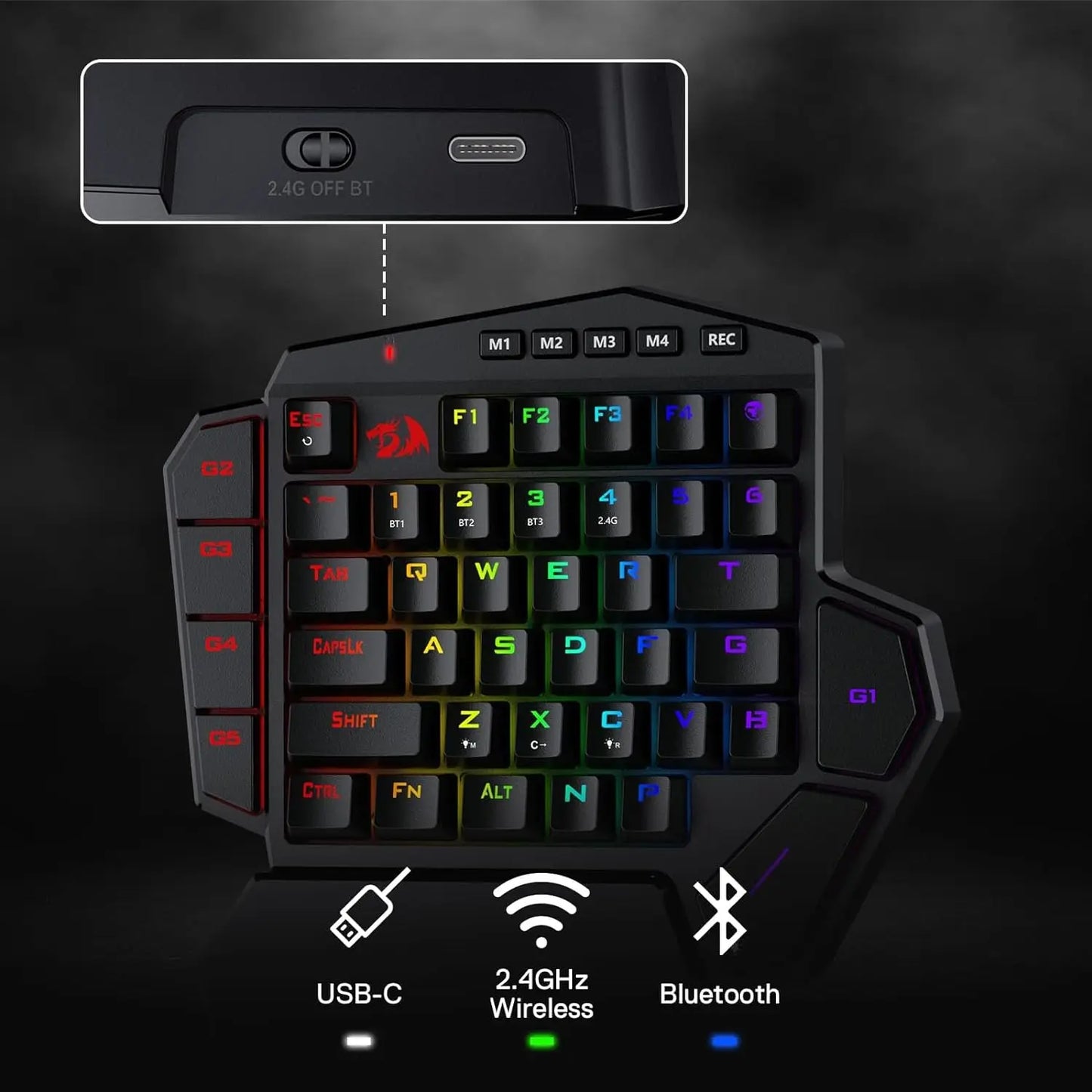 One-Handed Mechanical Keyboard