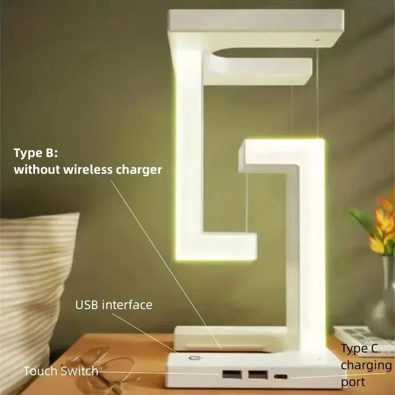 Anti Gravity LED Night Light Charger Pad