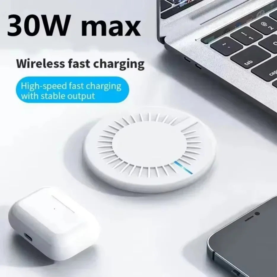 30W Fast Wireless Charger Pad