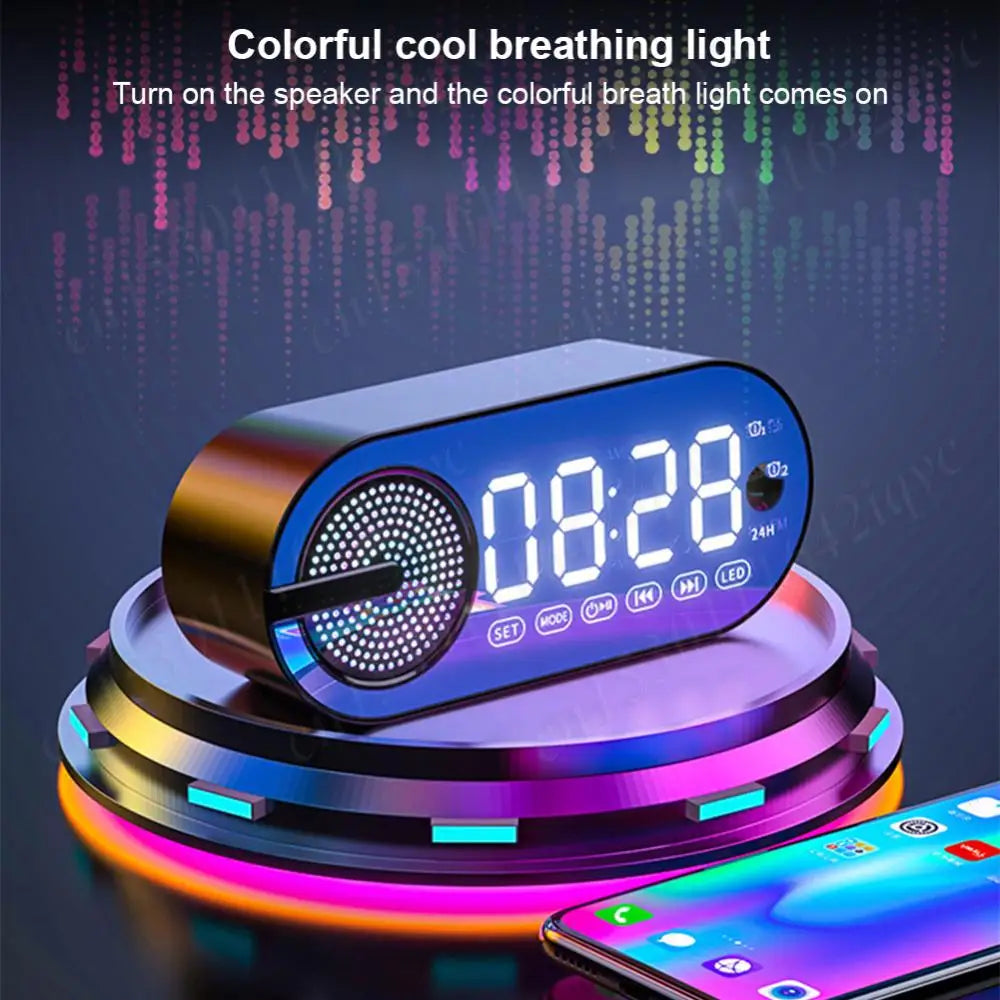 Small Digital Alarm Clock Speaker
