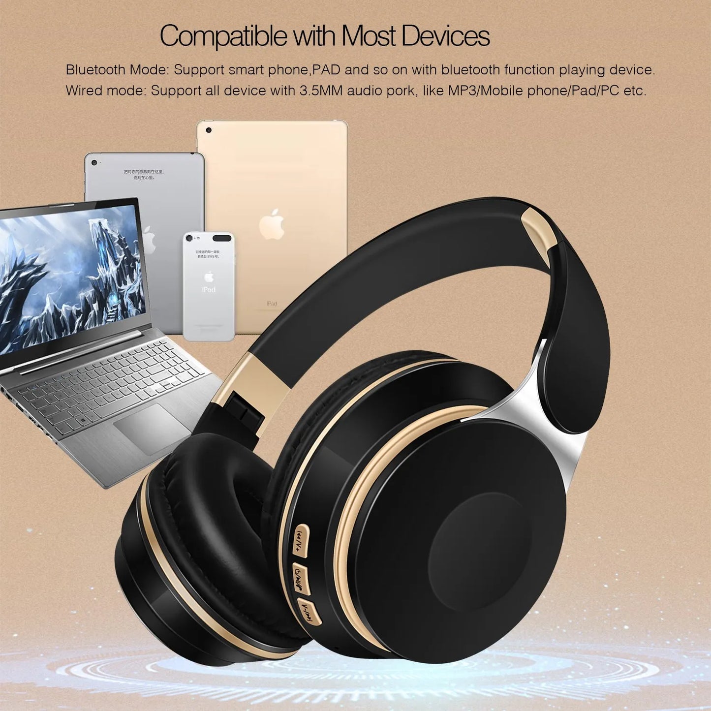 Wireless Bluetooth Headphone