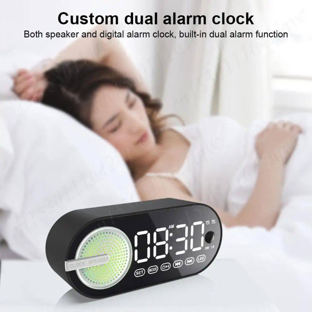 Small Digital Alarm Clock Speaker
