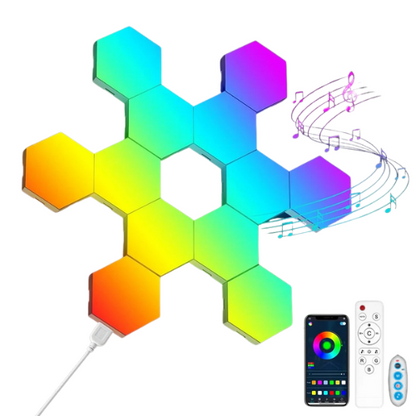 RGB LED Hexagon Light