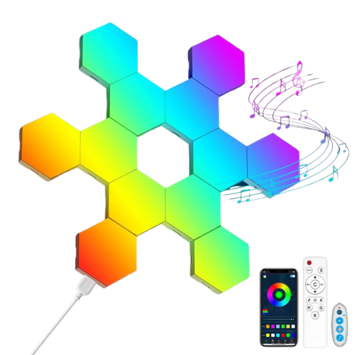 RGB LED Hexagon Light