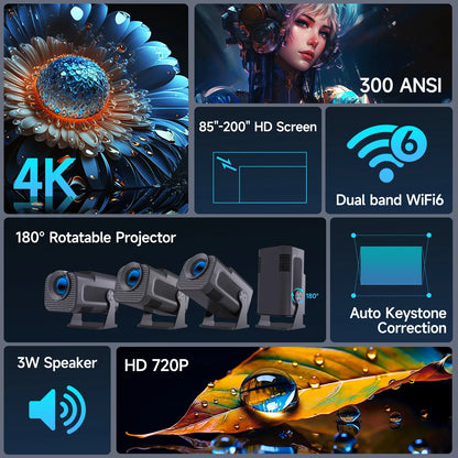 Mini 4K Projector